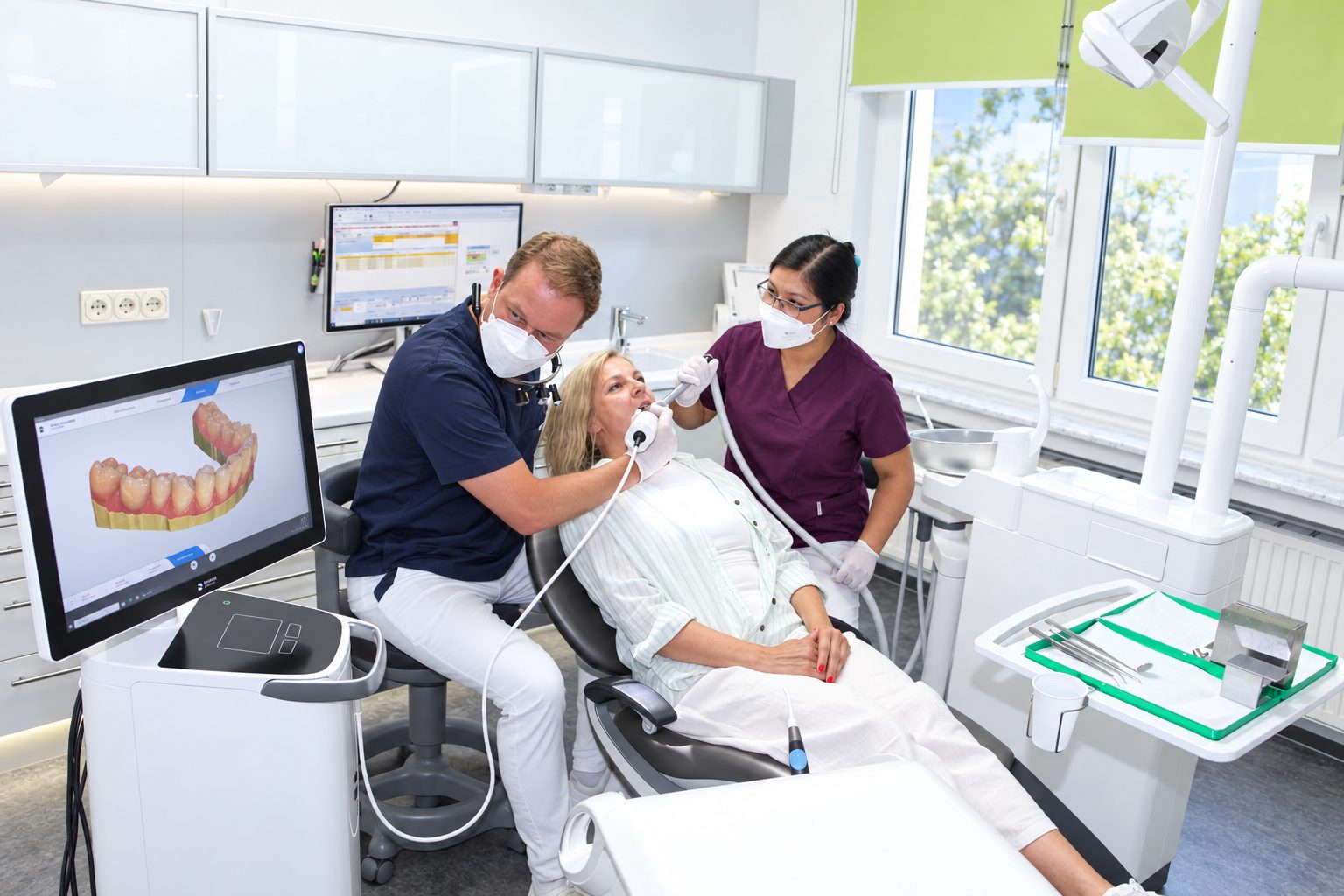 Intraoraler 3D-Scan in der Behandlung